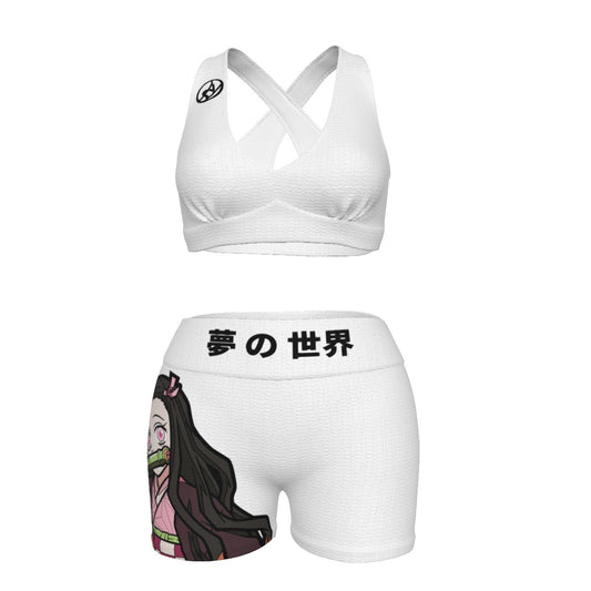 Nezuko Sport Bra Suit