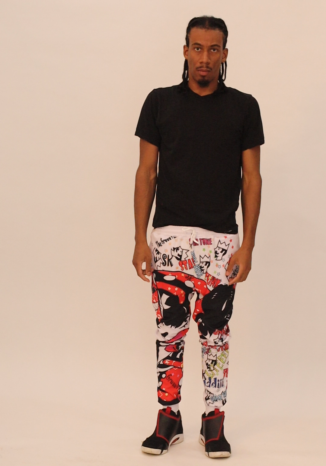 Yume No Sekai x Star Tune Graffiti pants