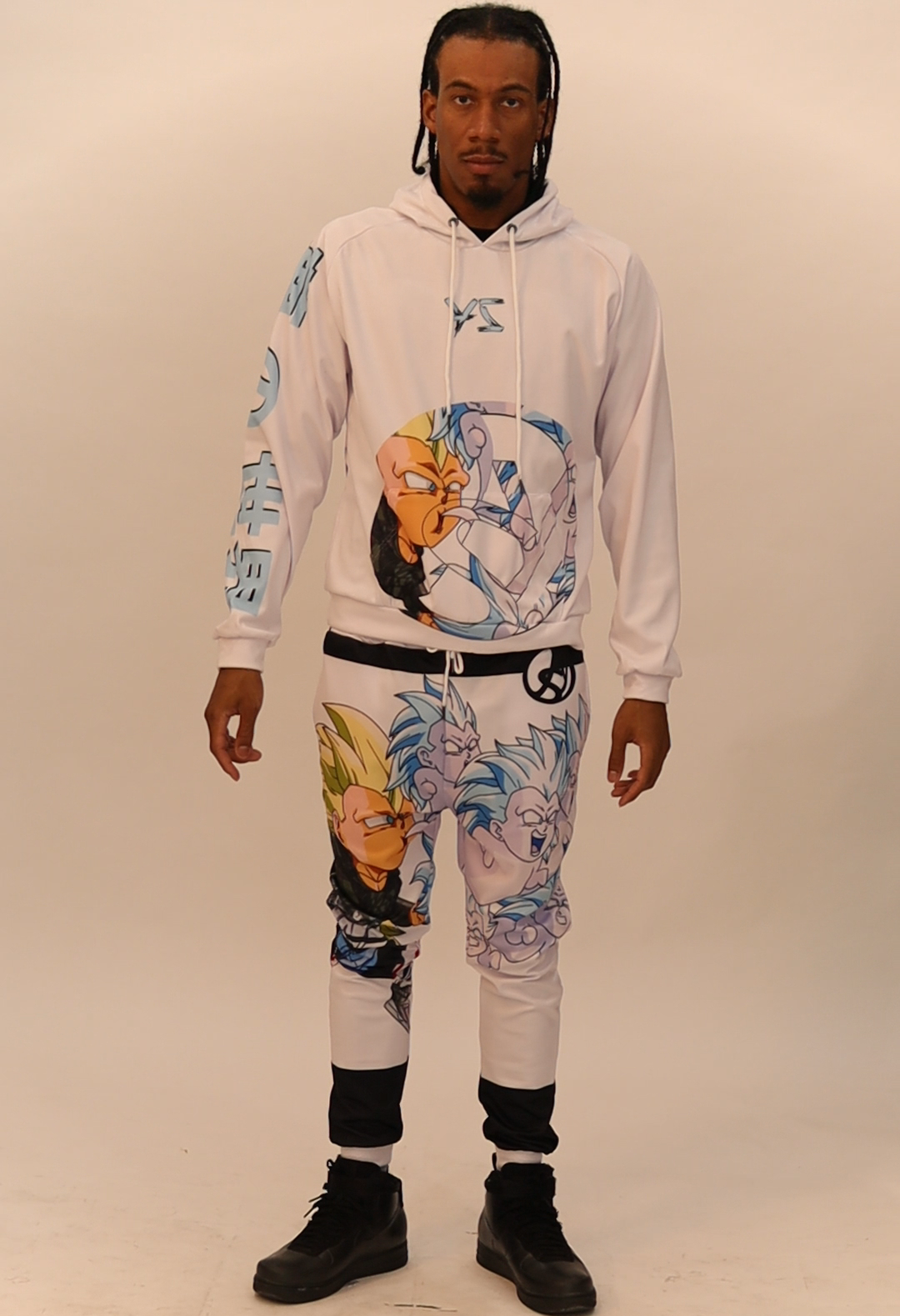 SS3 Gotenks Yume no sekai Logo Fleece Hoodie